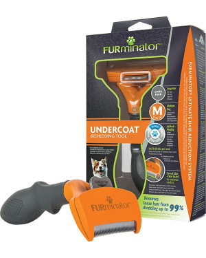 FURMINATOR DOG LONG HAIR M <23kg ķemme garspalvainiem suņiem